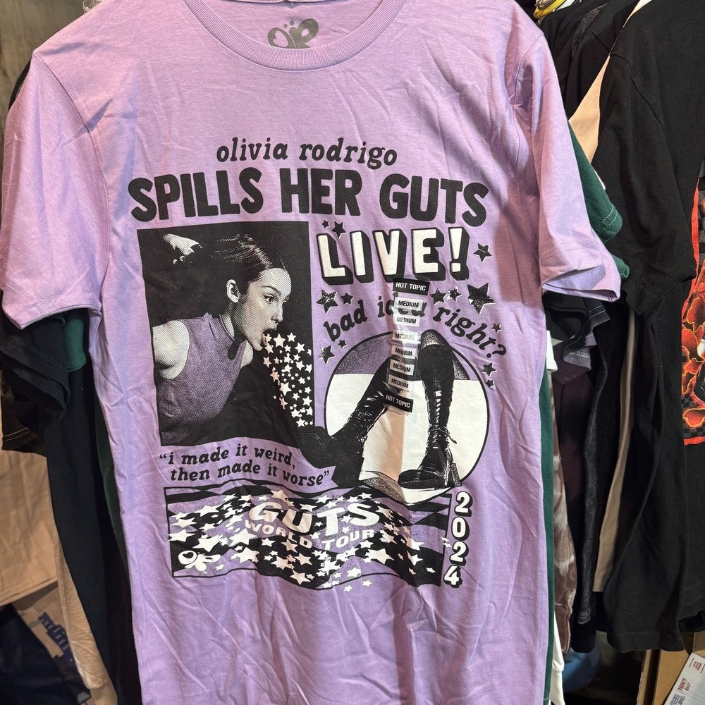 Olivia Rodrigo- Guts Collage NWT size Medium